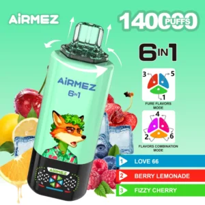 Alternative view of Airmez FOX 140K PUFFS 6u1