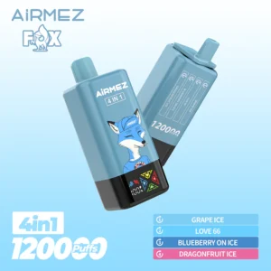 Alternative view of Airmez FOX 120K puffs 4u1