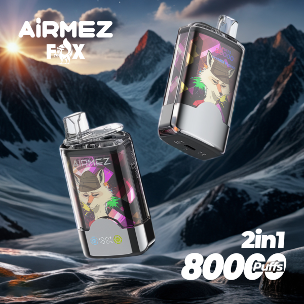Airmez FOX 2u1 80K Jednokratni Vape s Dvostrukim Okusima