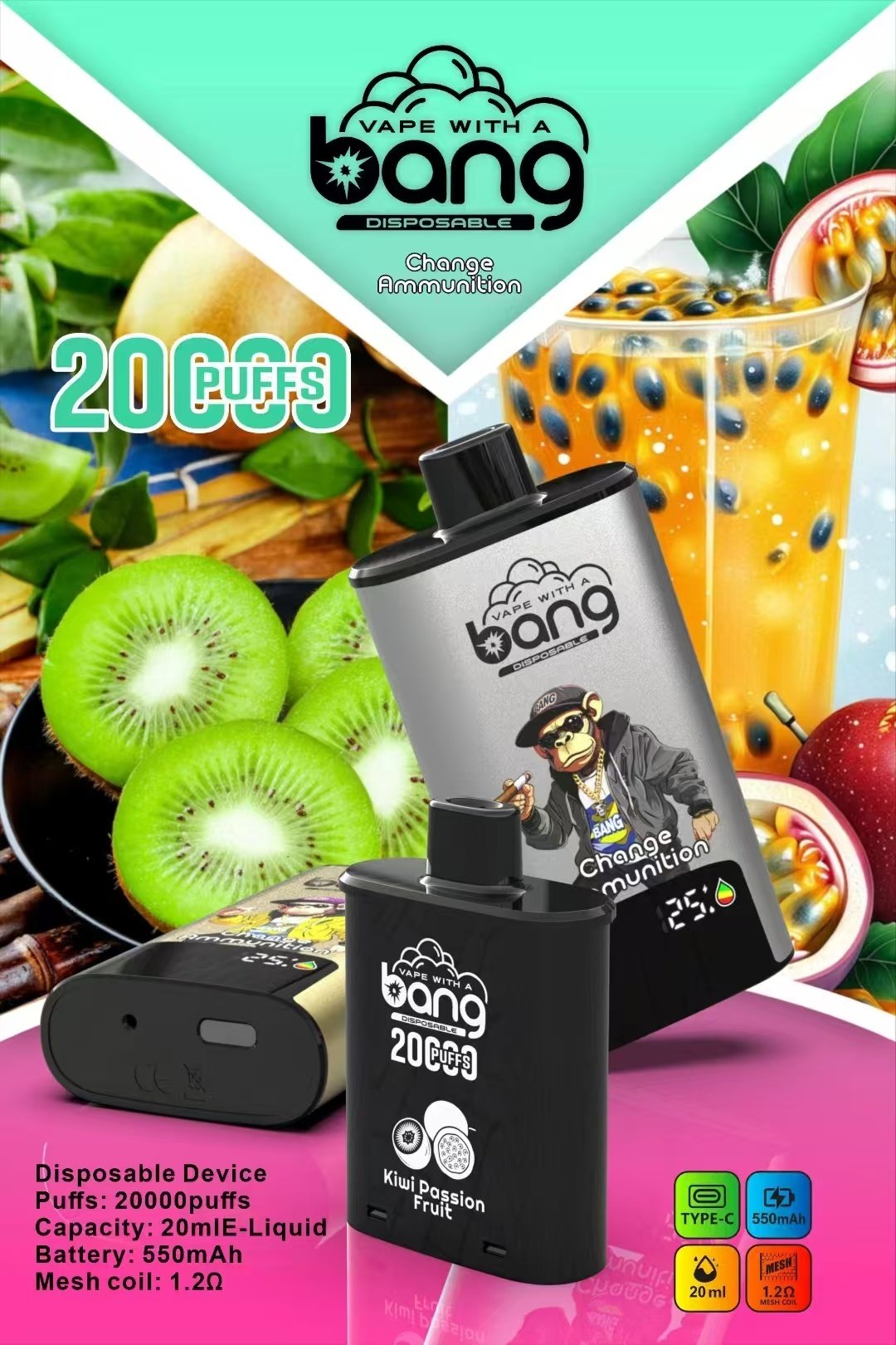 BANG 20k Puffs Change Ammunition - Slika 2