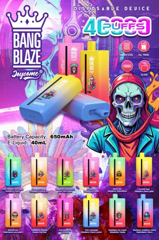 BANG BLAZE Dual Flavor 40000 Puffs 2 u 1 - Vape s dva okusa u jednom uređaju